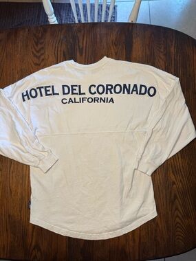 Hotel Del Coronado California White Crewneck Sweater